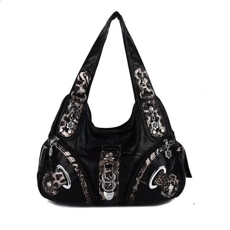 Angelkiss womens handbag top handle handbag fashionable retro handbag womens handbag 240930