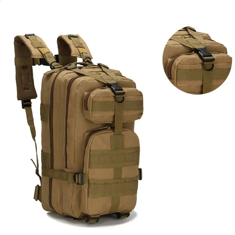 Outdoor 3P tactical backpack 30L first aid bag sports hiking camping hunting handbag climbing training handbag 241008