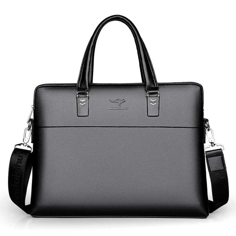 2024 New FAshion Luxury Pu Leather Business Mens Briefcase Male Shoulder Bag Men Messenger Casual Tote Computer BagXJ241004