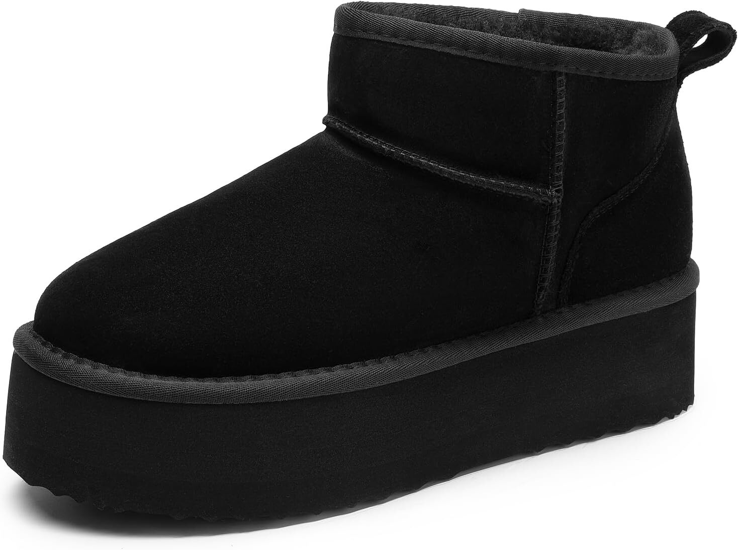 2024 A gift for my girlfriend Classic Women's Snow Boots, Ankle Winter Memory Foam Insole Light Anti-Slip Outsole Classic Mini Boots with Platfor