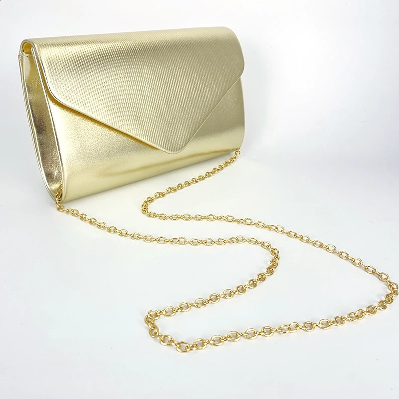 n Womens Evening Bag Ladies Day Clutch Envelope Handbag Daily Wedding Party Bling Gold Chain Crossbody y240925