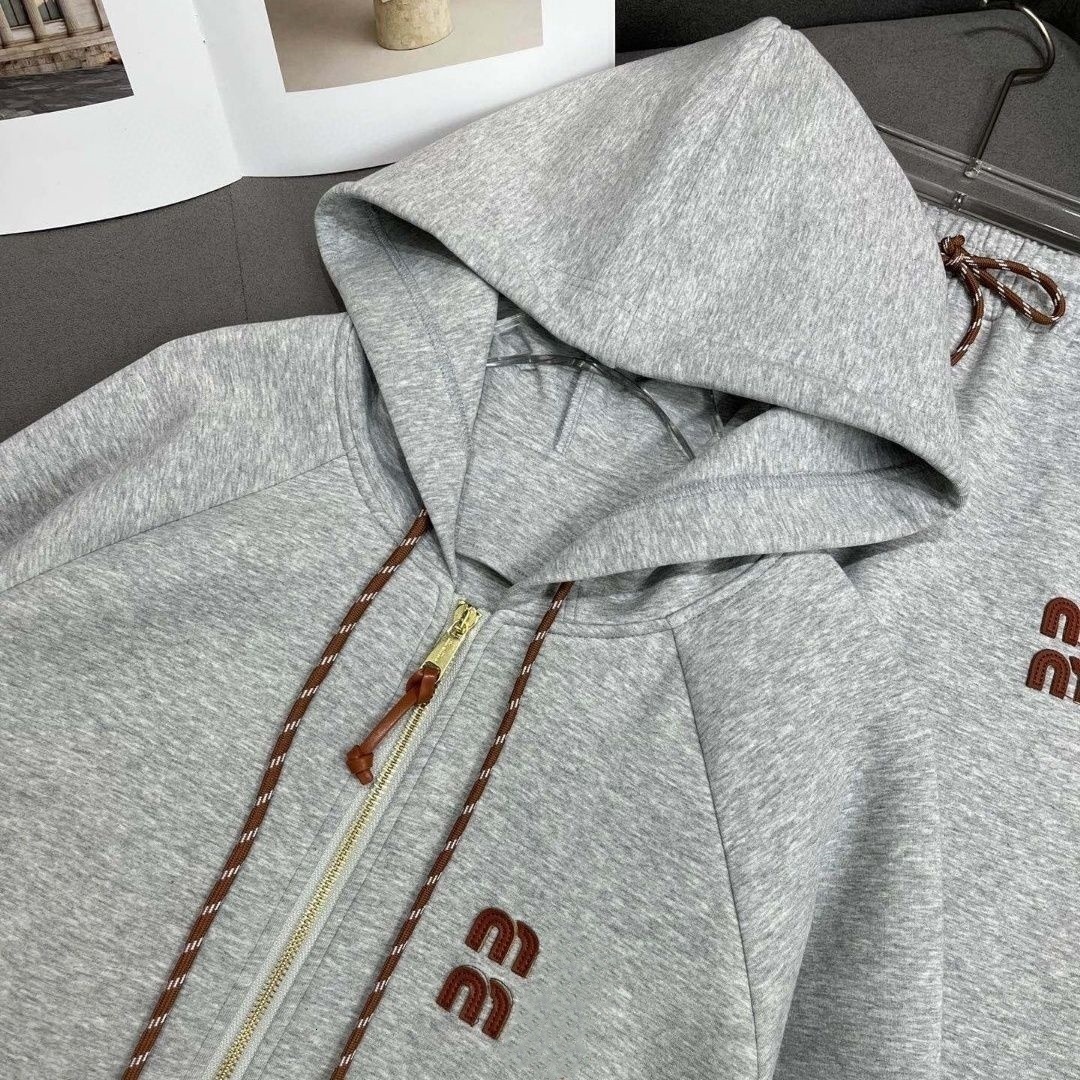 Womens tracksuit designer women suit fashion letter embroidery set cardigan hoodie casual trousers two-piece woman sportswear