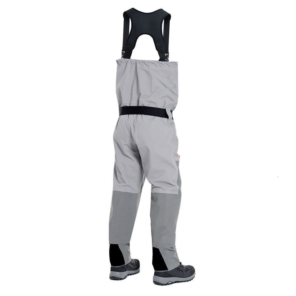Breathable Zip-Front Chest Fishing Waterproof Zippered Stockingfoot Waders Welded Seams Upstream Wading Gear For Hunting