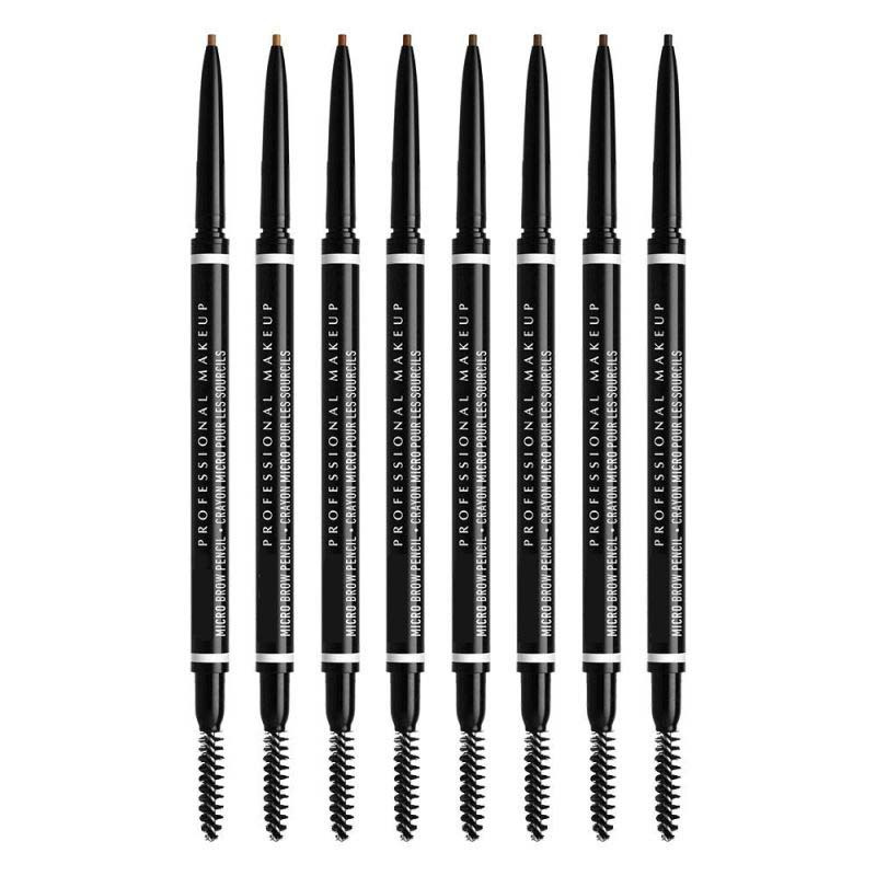 Professional Makeup Micro Brow Pencil Crayon Mirco Pour Les Sourcils 7 Colors Taupe Chocolate Black Cool Ash Brown Eyebrow Pen X25121