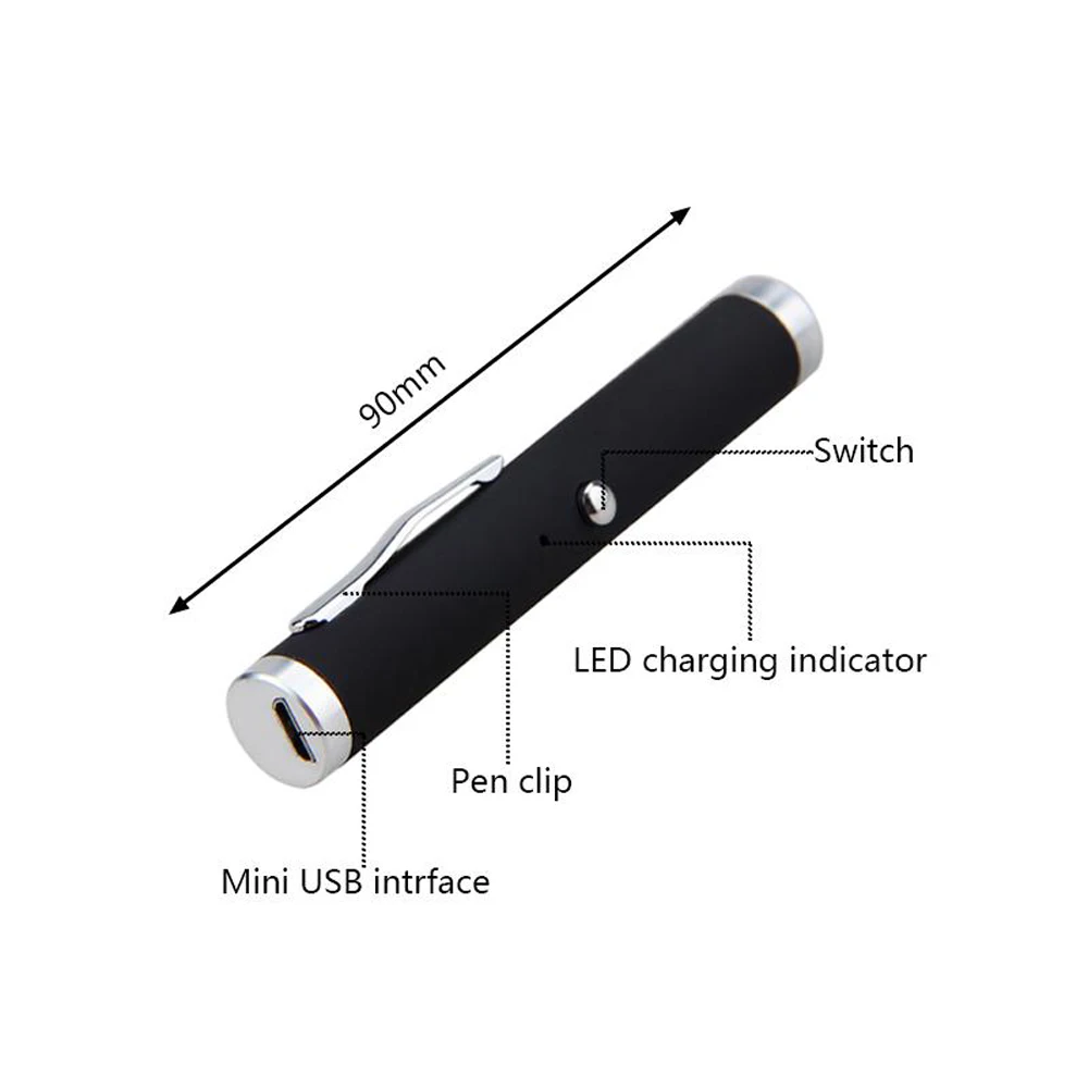 USB Charging Green Pointer Powerfulr Super Power Pen 711 Red Dot 532nm Continuous Line Hunting Laser Equipment