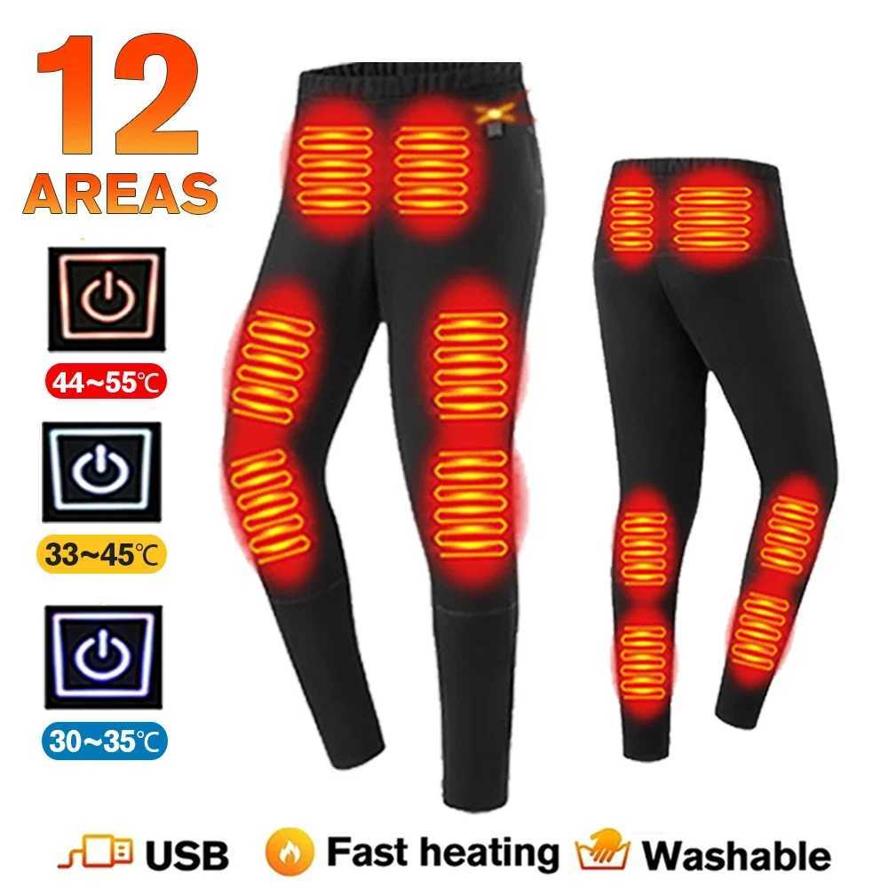 28 Areas Heated Underwear Winter Thermal Underwear Women Men Heating Jacket Winter Sports Accessories Electric Heated EquipmentX2401004