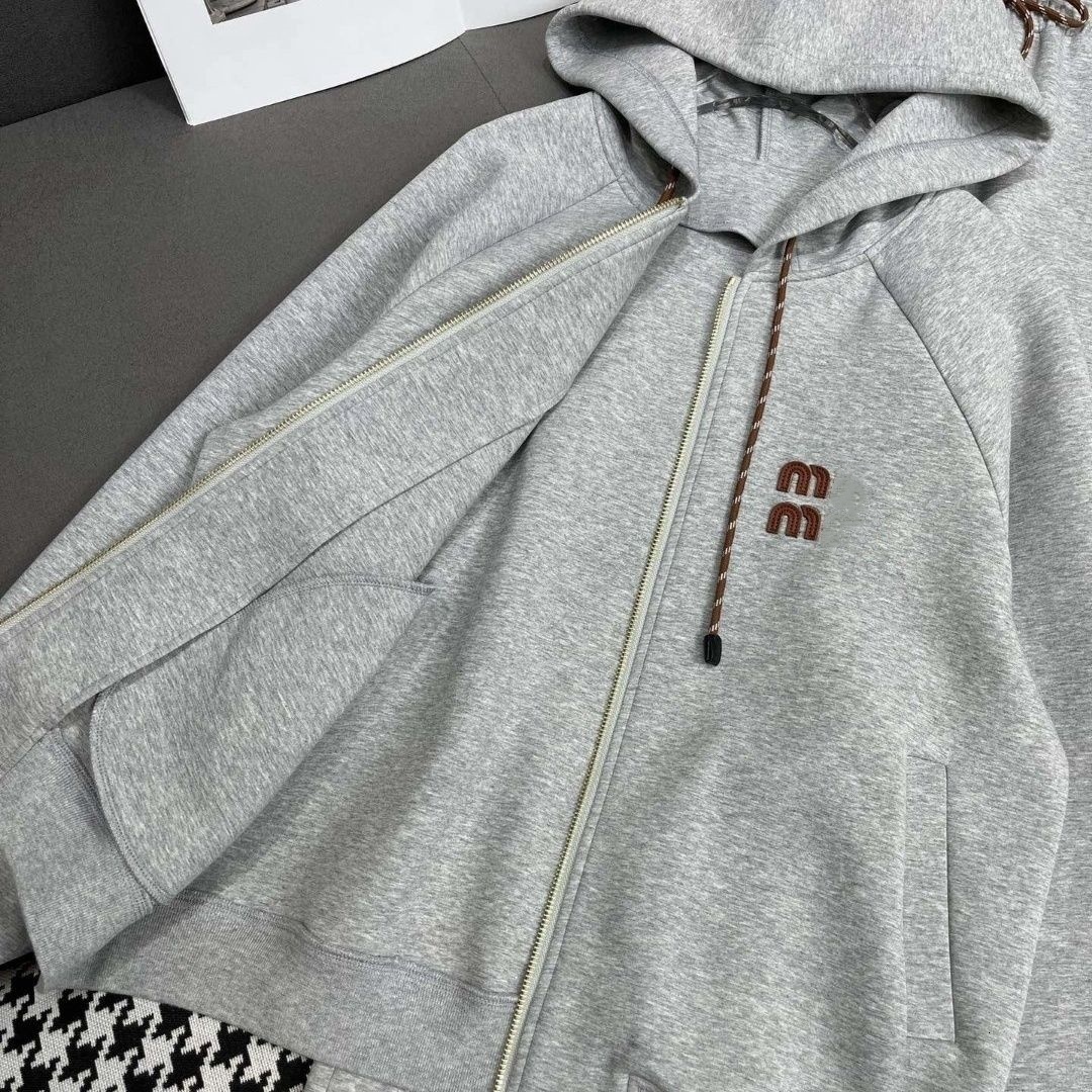 Womens tracksuit designer women suit fashion letter embroidery set cardigan hoodie casual trousers two-piece woman sportswear