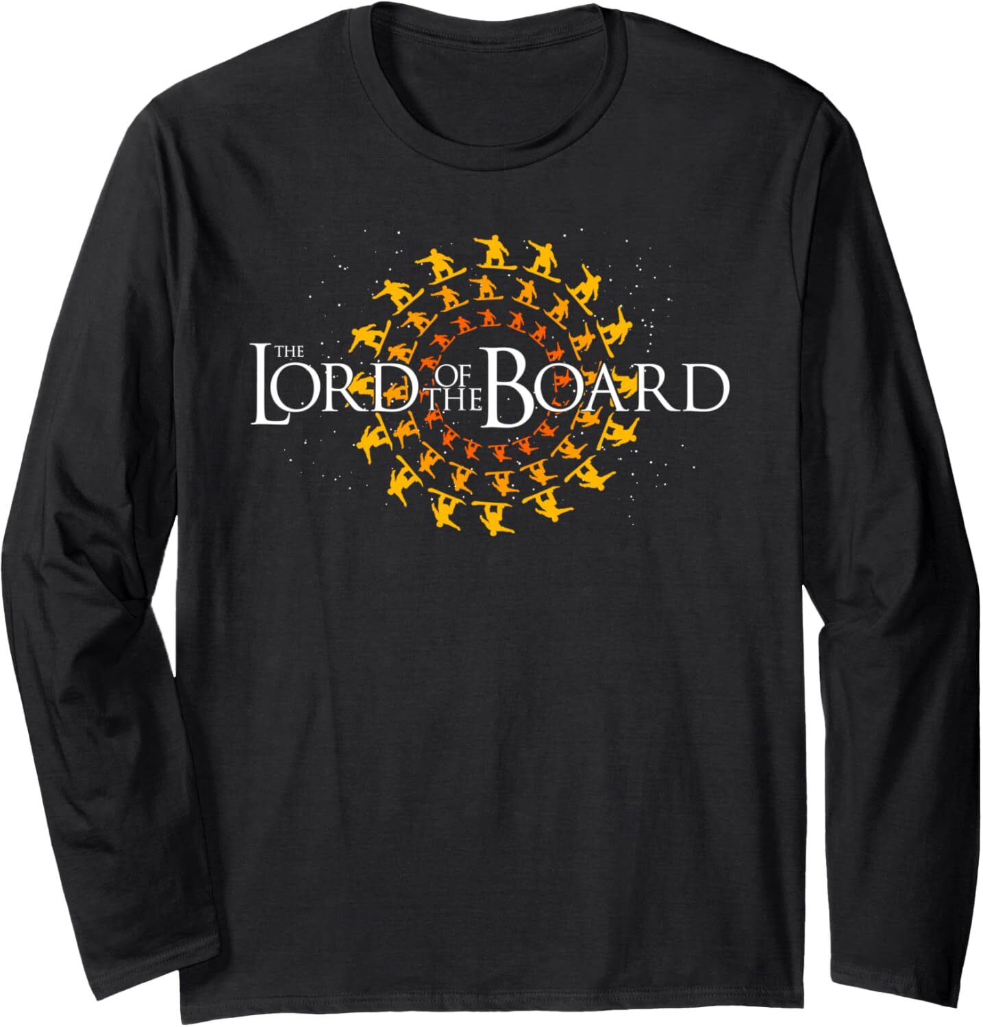 Long Sleeve Shirts for Men sweatshirt The Lord of the Board Snowboard Skiing Funny Gift Long Sleeve Tee Streetwear Casual tops clothes fashion