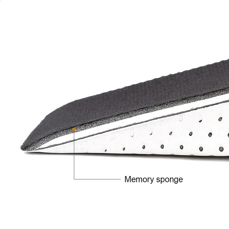 1/3/5Pairs Invisible Height Increase Insoles EVA Memory Foam Shoe Insole Heel Lifting 2/3/4CM Taller Cushion Heighten Shoe Pad 240929