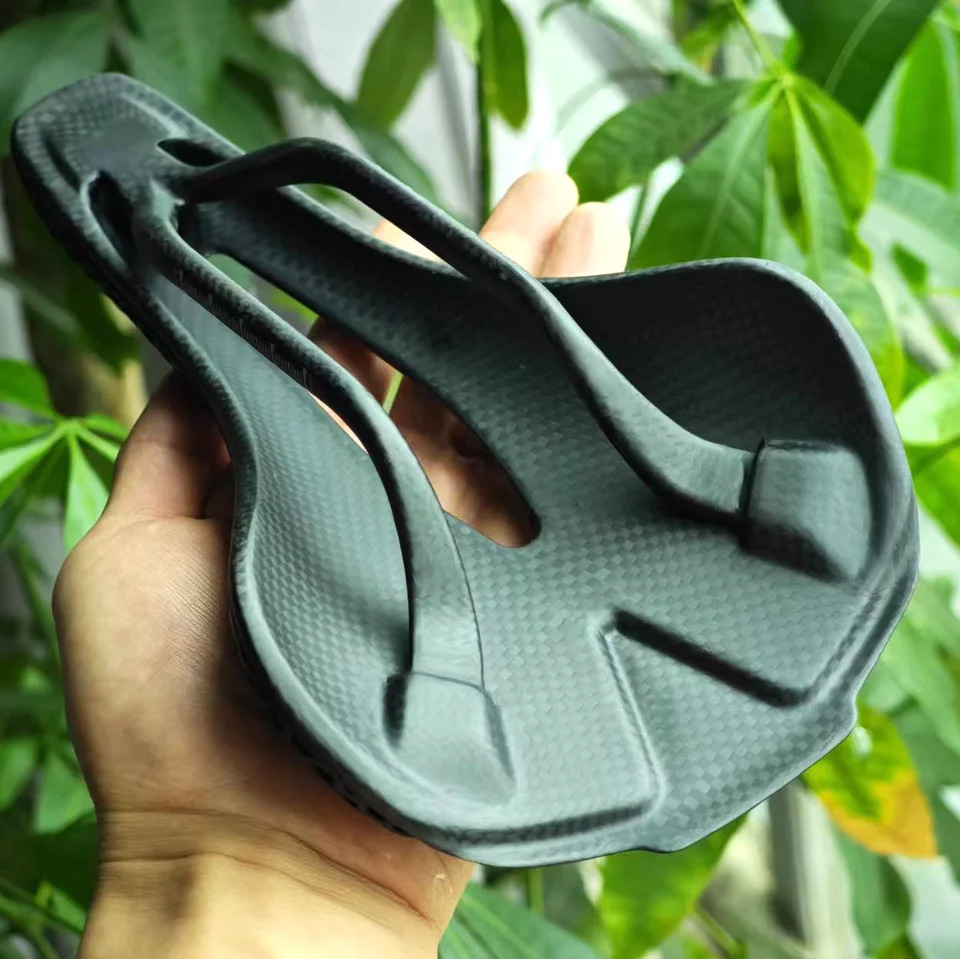 GOLDIX 3D Printing Bicycle Carbon Saddle Ultra Light Highway MTB Racing Saddle Bicycle Cushion Bicycle Seat Accessories 240923 - view 3