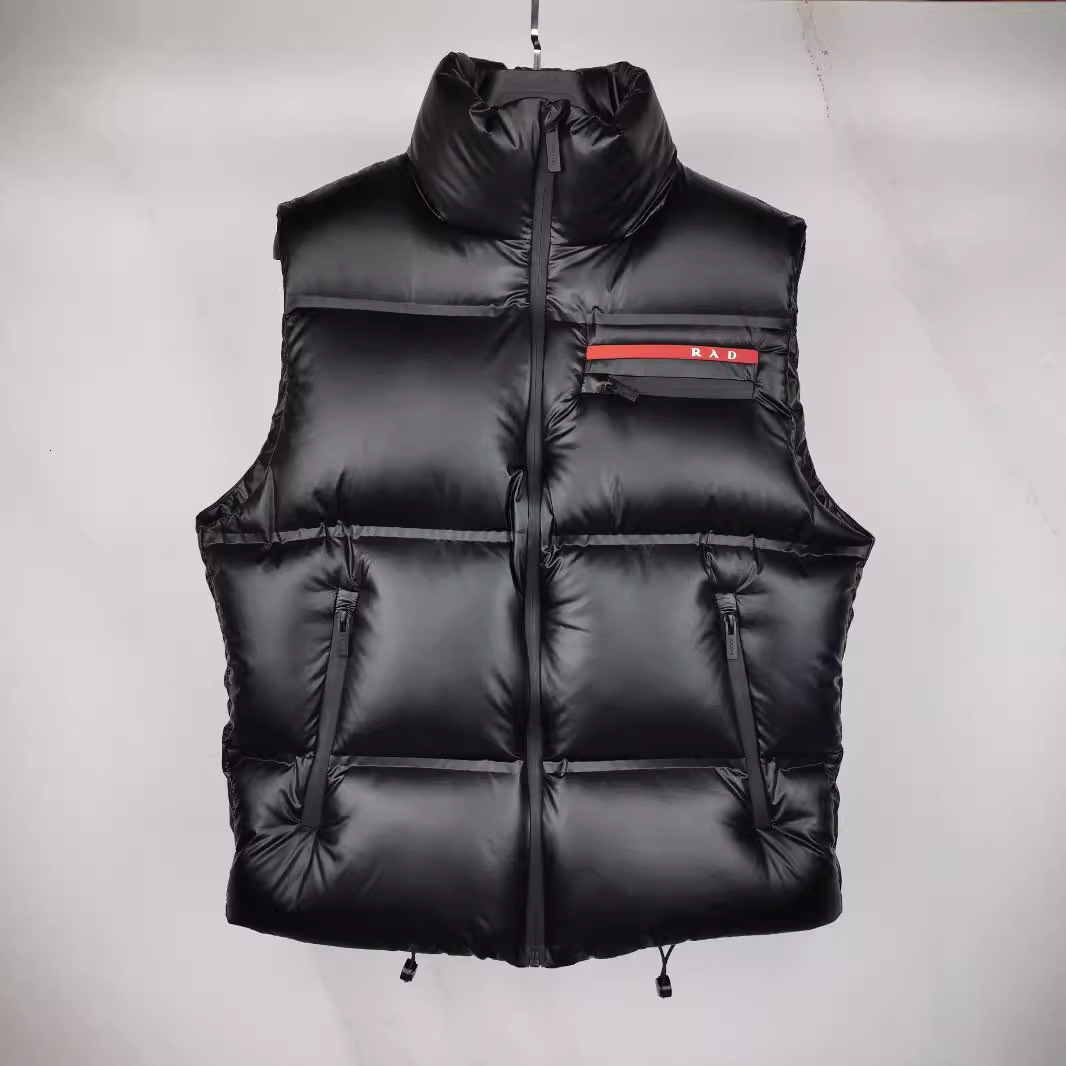 Ins Milan Fashion Brand Autumn/Winter New Collection Red Label Down Jacket for Men and Women Couples Down Vest Bread Jacket S25811 S25829