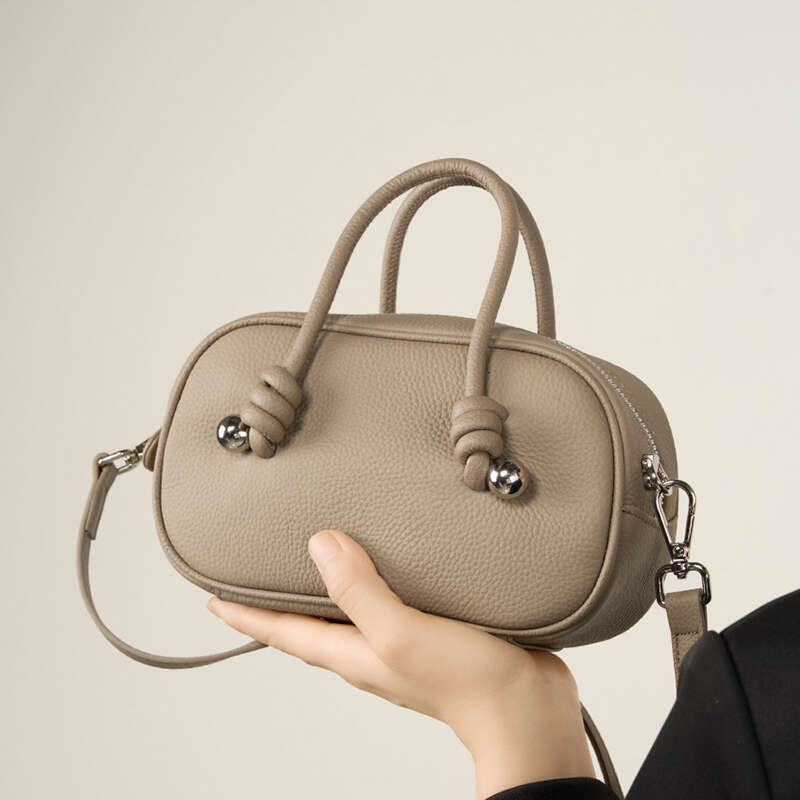 2024 New Women Versatile Shoulder Handbag Lady Simple And Elegant Genuine Leather Crossbody Bag Fashionable Girl's Underarm Bags