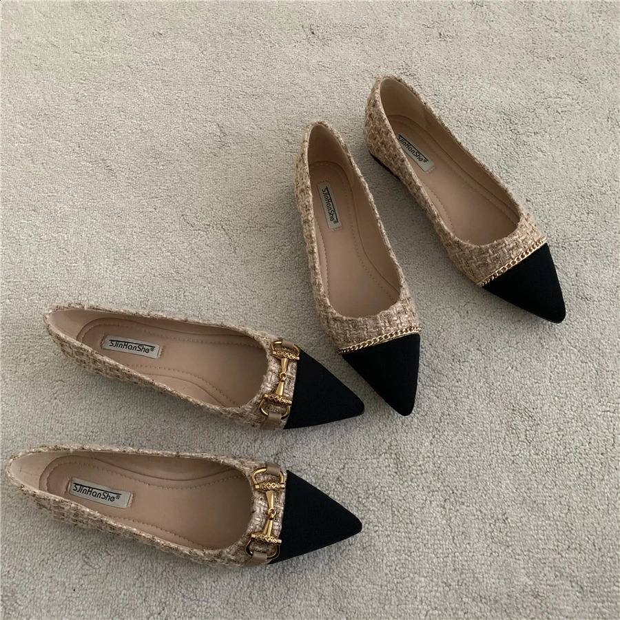 flat shoes single shoes light shoes womens soft soles comfortable ballet shoes large womens work shoes 240923