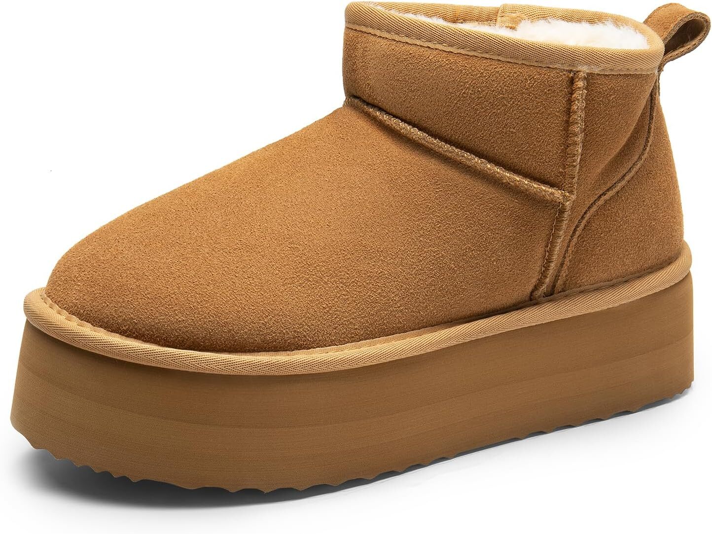 2024 A gift for my girlfriend Classic Women's Snow Boots, Ankle Winter Memory Foam Insole Light Anti-Slip Outsole Classic Mini Boots with Platfor