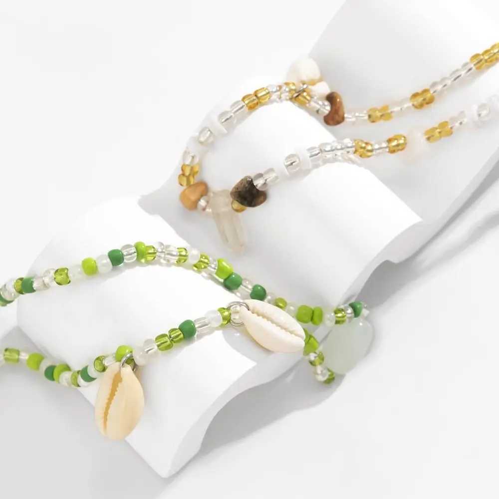 Women Elegant Trendy Summer Beach Vacation Body Jewelry Belly Chains Bohemia Beaded Waist Chain Shell Stone WaistbandX240930