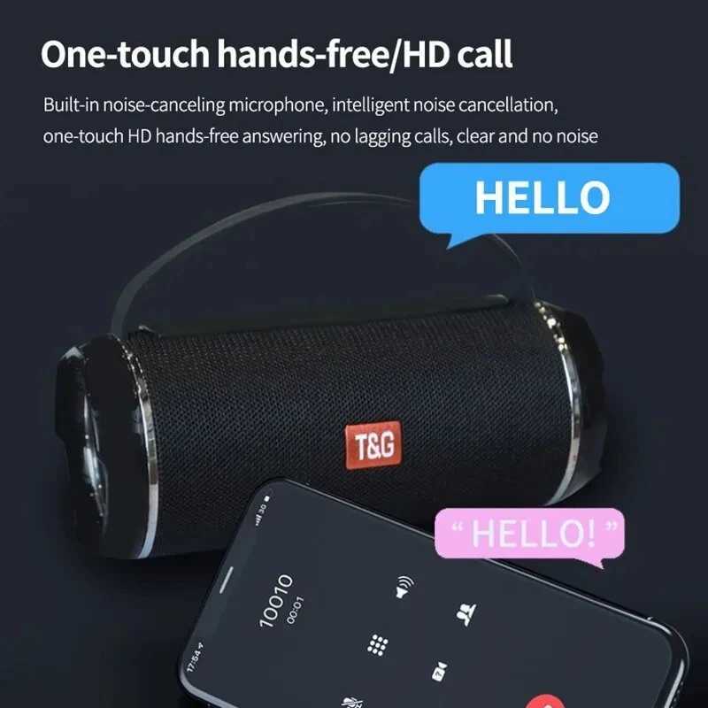 Portable Caixa De Som BT speaker wireless speaker subwoofer radio FM waterproof speaker music Bocina Coluna Blootooth M241004