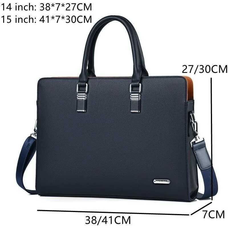 Leather Bag for Men Luxury Suitcase Side Bags Business Tote Bag Executive Briefcase Man Laptop Mens Handbag BrandXJ241004
