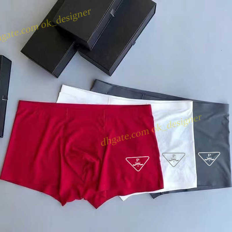 Mens Underwears Designer Underpants Fashion print Shorts Boys Ice Silk Underwear Summer Men Seamless Boxer Ultra Thin Loose Breathable Tide Brand Boxer Short