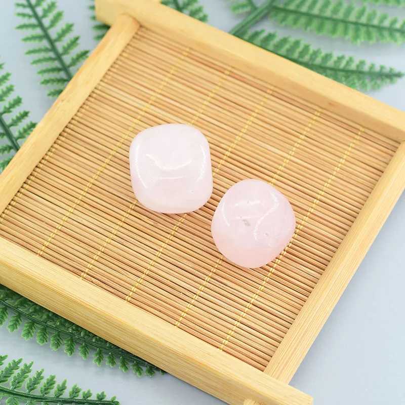 Natural Pink Rose Powder Crystal Quartz Natural Stone Stretch Bracelets Homme Purify the Soul Pulsera Jewelry Beads Lover WomenX241004