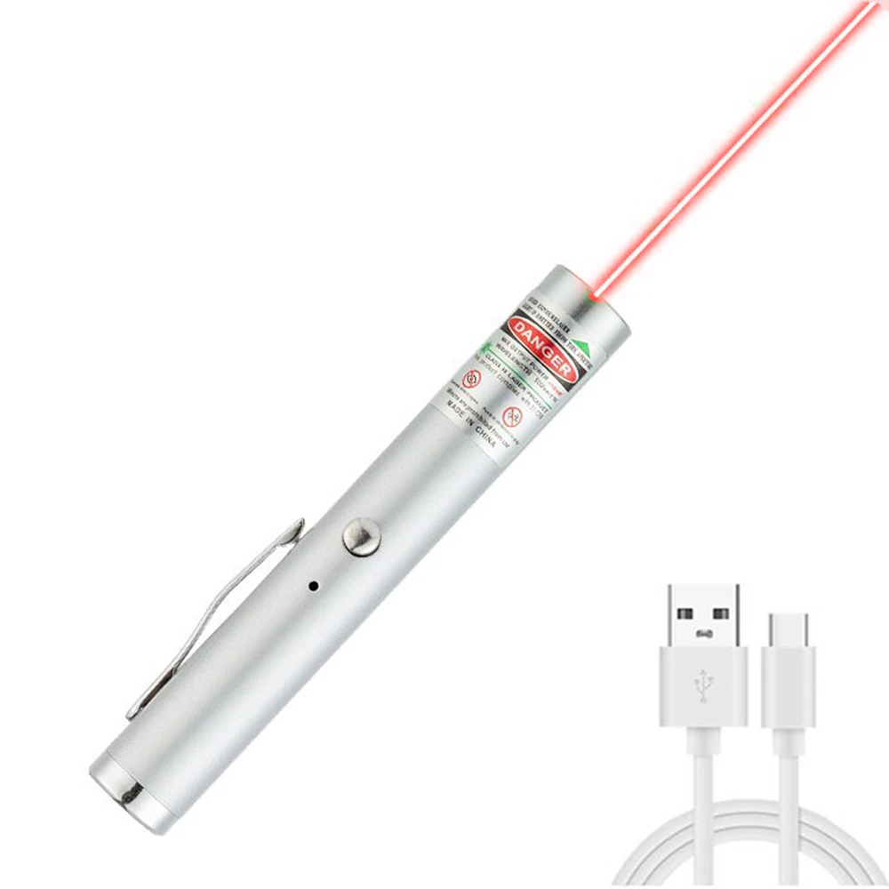 USB Charging Green Pointer Powerfulr Super Power Pen 711 Red Dot 532nm Continuous Line Hunting Laser Equipment