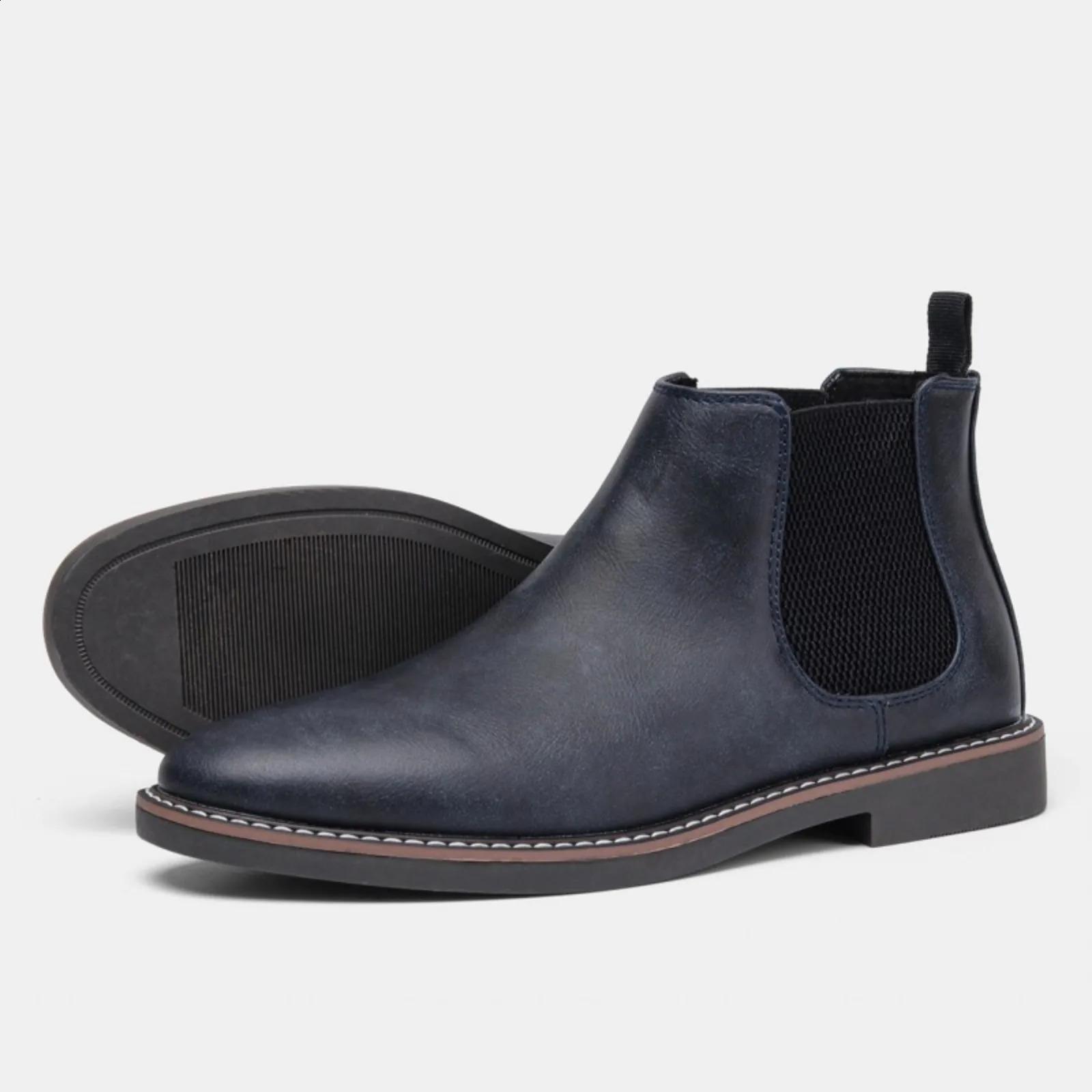 2024 Retro Boots Men New Comfortable Fashion Leather Ankle 240924