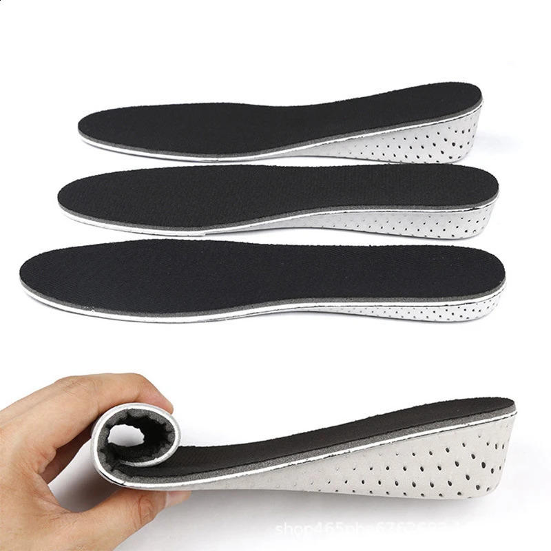 1/3/5Pairs Invisible Height Increase Insoles EVA Memory Foam Shoe Insole Heel Lifting 2/3/4CM Taller Cushion Heighten Shoe Pad 240929