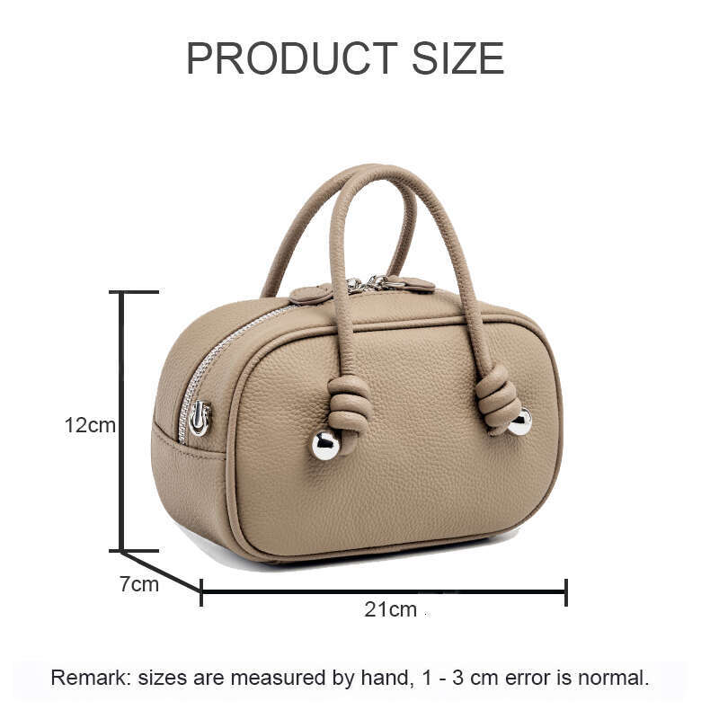 2024 New Women Versatile Shoulder Handbag Lady Simple And Elegant Genuine Leather Crossbody Bag Fashionable Girl's Underarm Bags