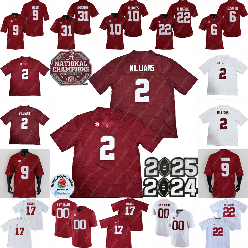 Alabama Crimson Tide Football Jersey Jalen Milroe Justice Haynes Ty Simpson 2 Ryan Williams Daniel Hill Richard Young Germie Bernard Jam Miller Jaylen Mbakwe 2 HENRY