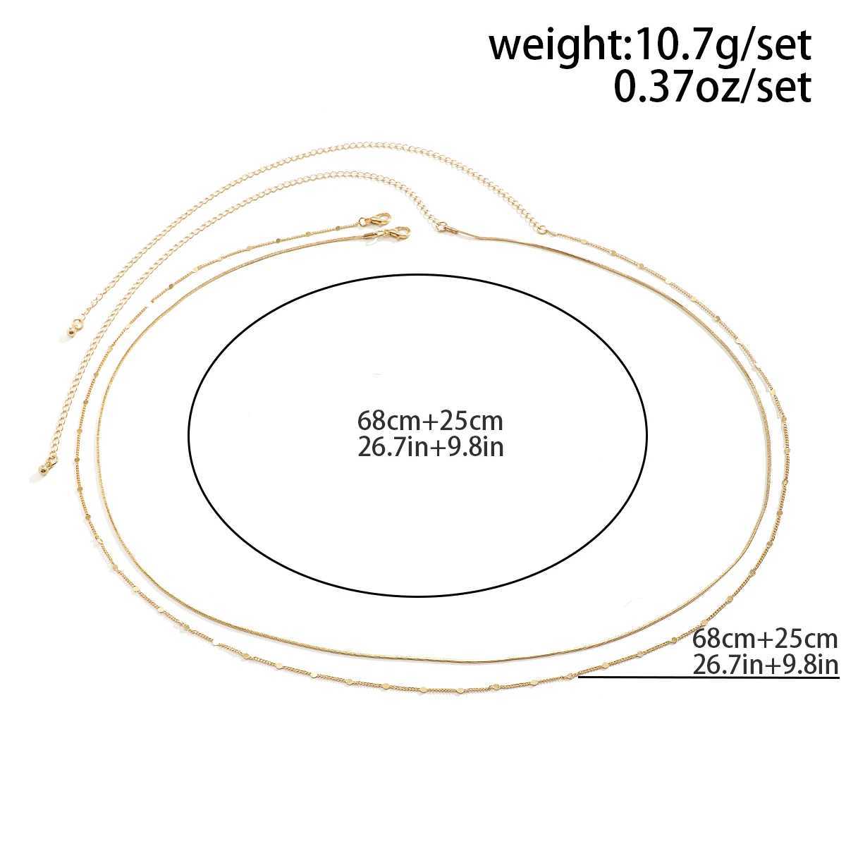 2 pieces/set sexy ultra-thin snake chain belly waist chain women bohemian gold sequins with body jewelry summer bikini accessories W240930