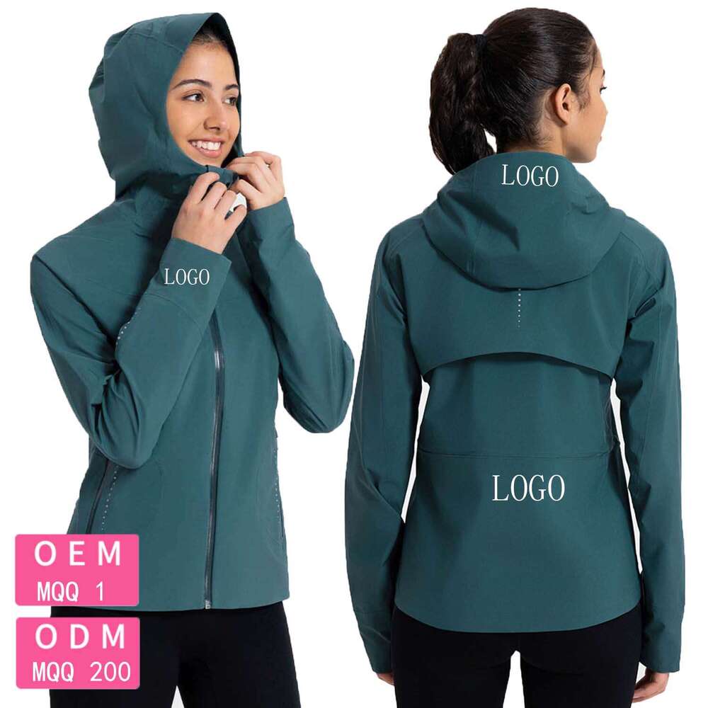 Lemon hoodie custom zipper female running breathable fiess jacket Align Workout oz gzg