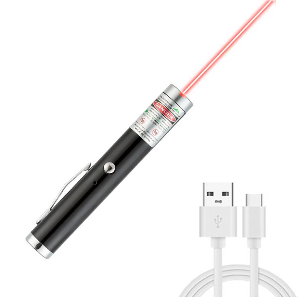 USB Charging Green Pointer Powerfulr Super Power Pen 711 Red Dot 532nm Continuous Line Hunting Laser Equipment