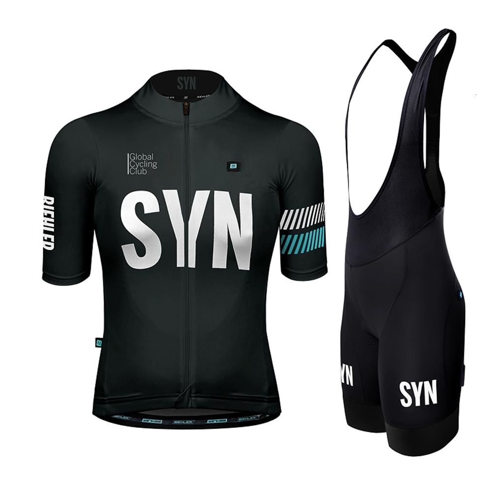 Summer SYN Team Cycg Set Women Biehler SYNDICATE Short Sleeve Jersey And Bib Shorts Pro Race Bicycle Clothing Suit