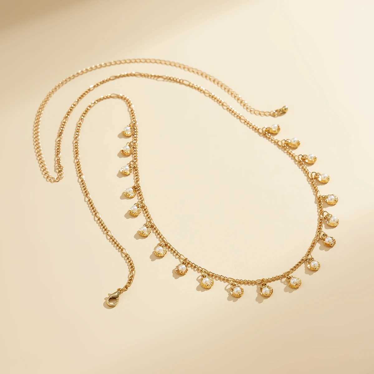 Ingemark Vintage Tiny Conch Lingerie Chain Waist Belly Belt for Women Summer Bikini Festival Rave Body Jewelry Y2K AccessoriesX240930