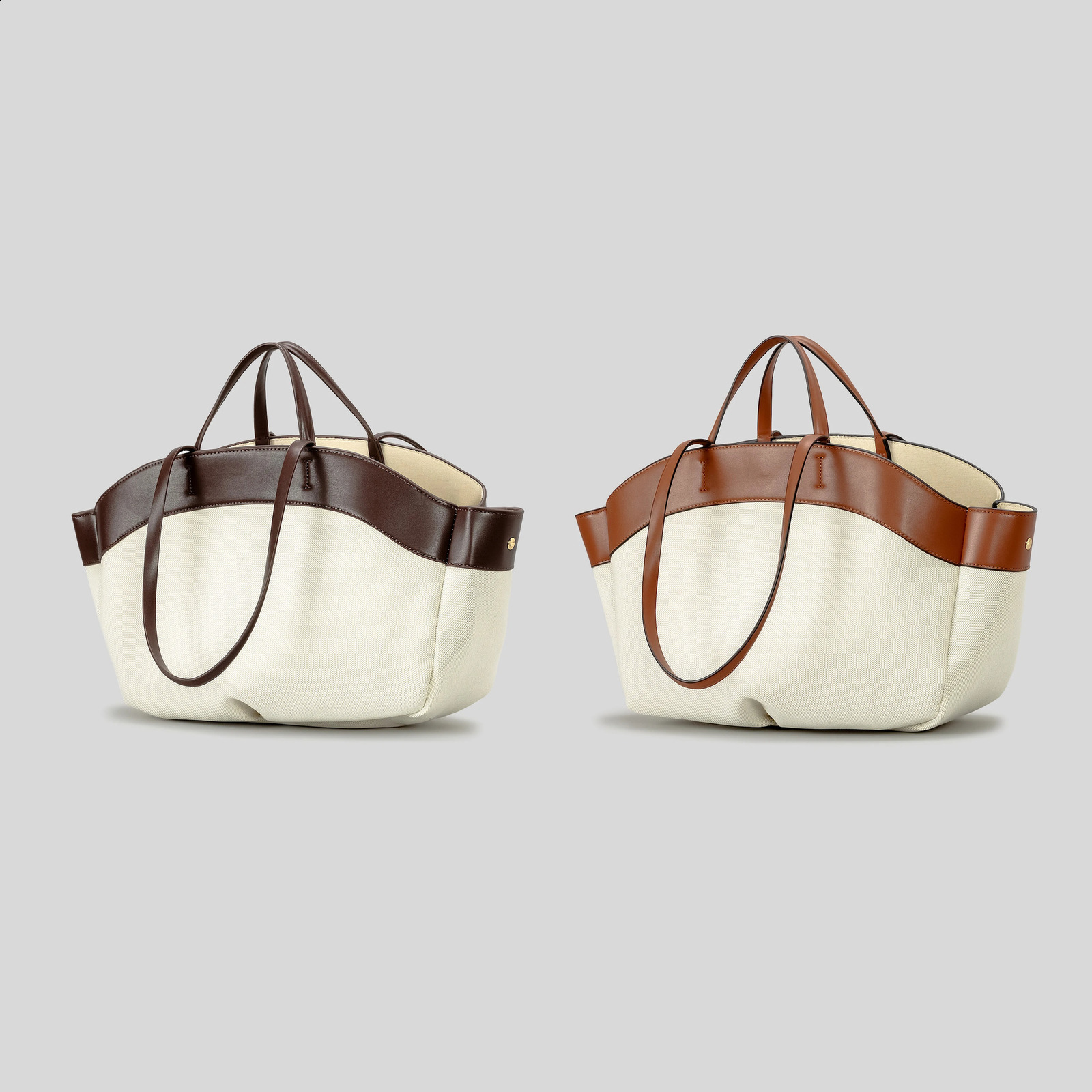 fashion large capacity basket casual canvas patchwork women shoulder bags simple panelled big shopper tote bag 240930 d5dc