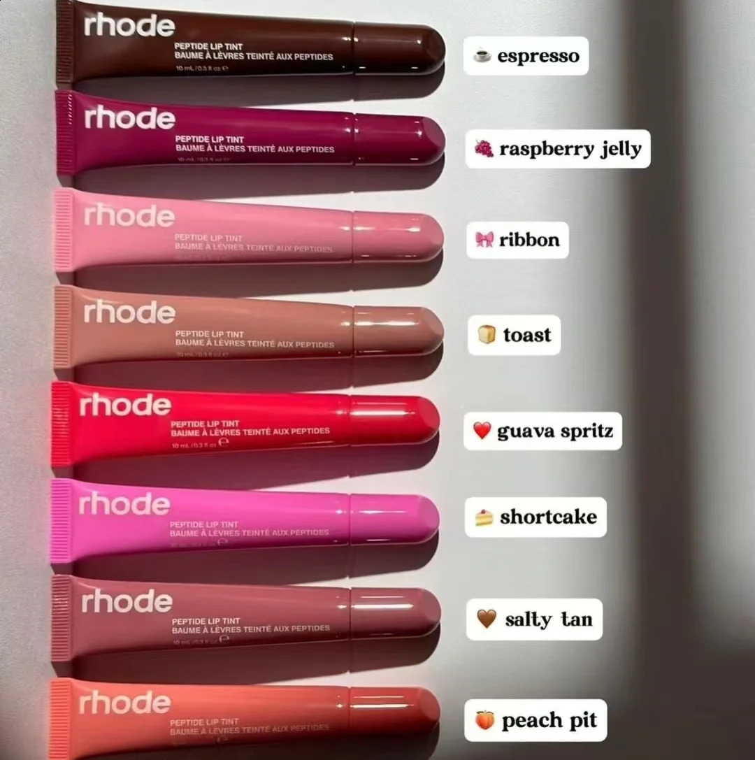 8 Colors Moisturizing Gloss Lip No Sticky Ribbonpeach Pit Color Sexy Lip Gloss Liquid Lipstick Original Last Lip Balm 240925