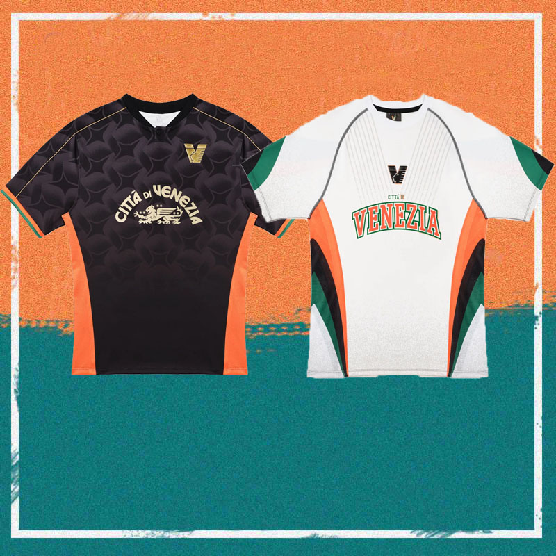 24/25 Venezia FC Home soccer Jerseys 2024 ARAMU FORTE Fiordilino PERETZ HEYMANS TESSMANN CRNIGOI Maillots De Foot Shirt MARIANO Johnsen Football Uniform