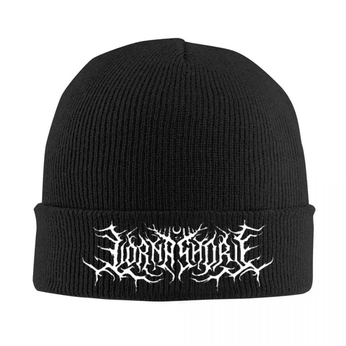 Lorna Shore Knitted Hat Beanie Winter Hats Warm Unisex Casual Heavy Metal Punk Cap Men WomenX241005