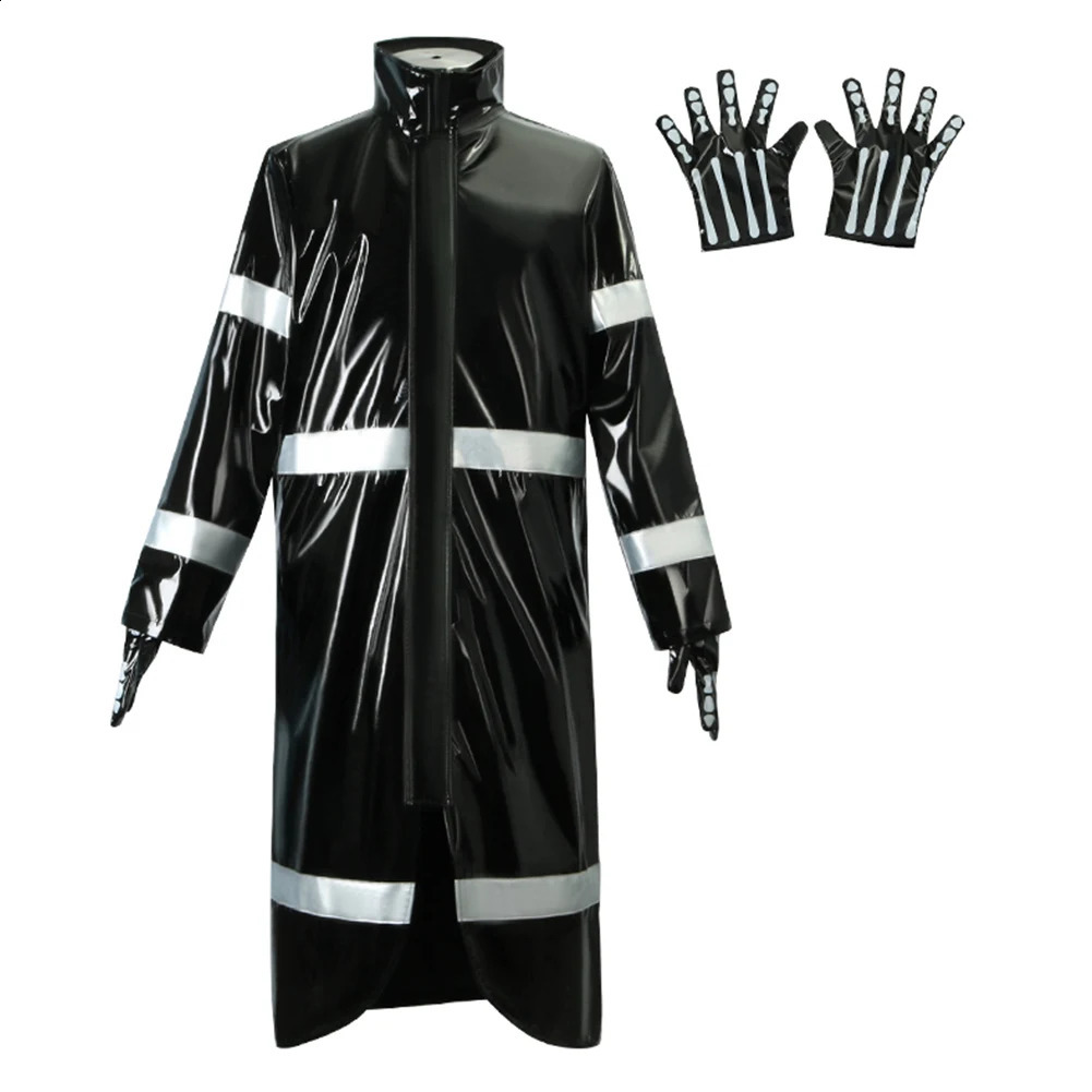 TV Coraline cosplay Wybie costume adult mens fantasy jacket glove headband set Halloween carnival 240930 - view 3