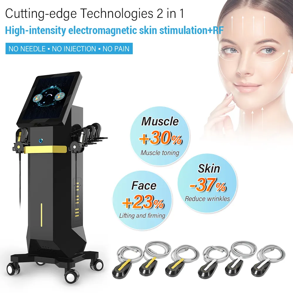Newest Pe-Face Ems Rf Wrinkle Removal Em Pe Face Lifting Beauty Machine For Salon