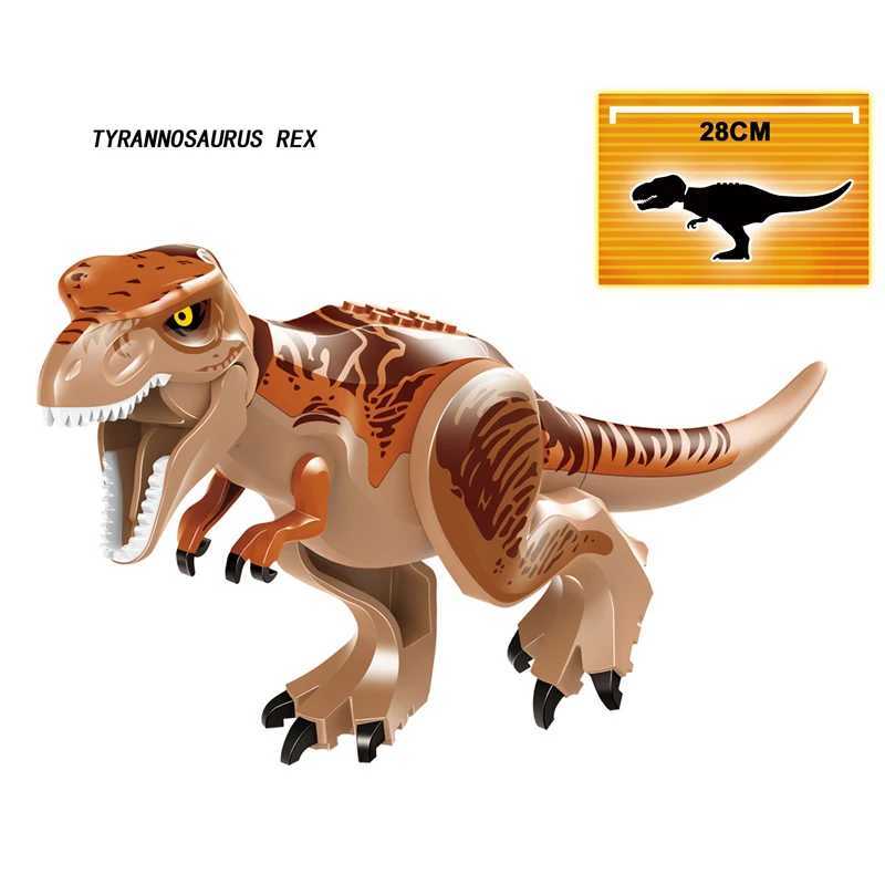 Jurassic World 3 Barbarian Raptors Building Blocks Dinosaur Building Blocks Tyrannosaurus Indominus I-Rex Assembles Childrens Toys W241005