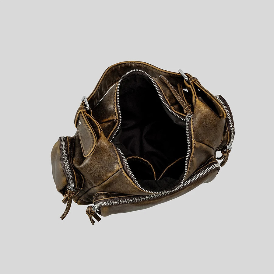 Hobo Bags: Vintage Hot Y2k Style Underarm Bag, Soft PU Leather Shoulder Crossbody, Retro Lightweight Daily Use Bags: Bag, Crossbody,