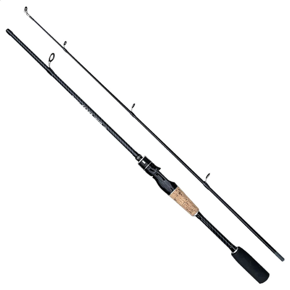 Fishing Rod Carbon Fiber ML 2 Sections SpinningCasting Lure Pole 165m18m Bait Wt 825g with Ceramic Guide Ring Jigging 240926