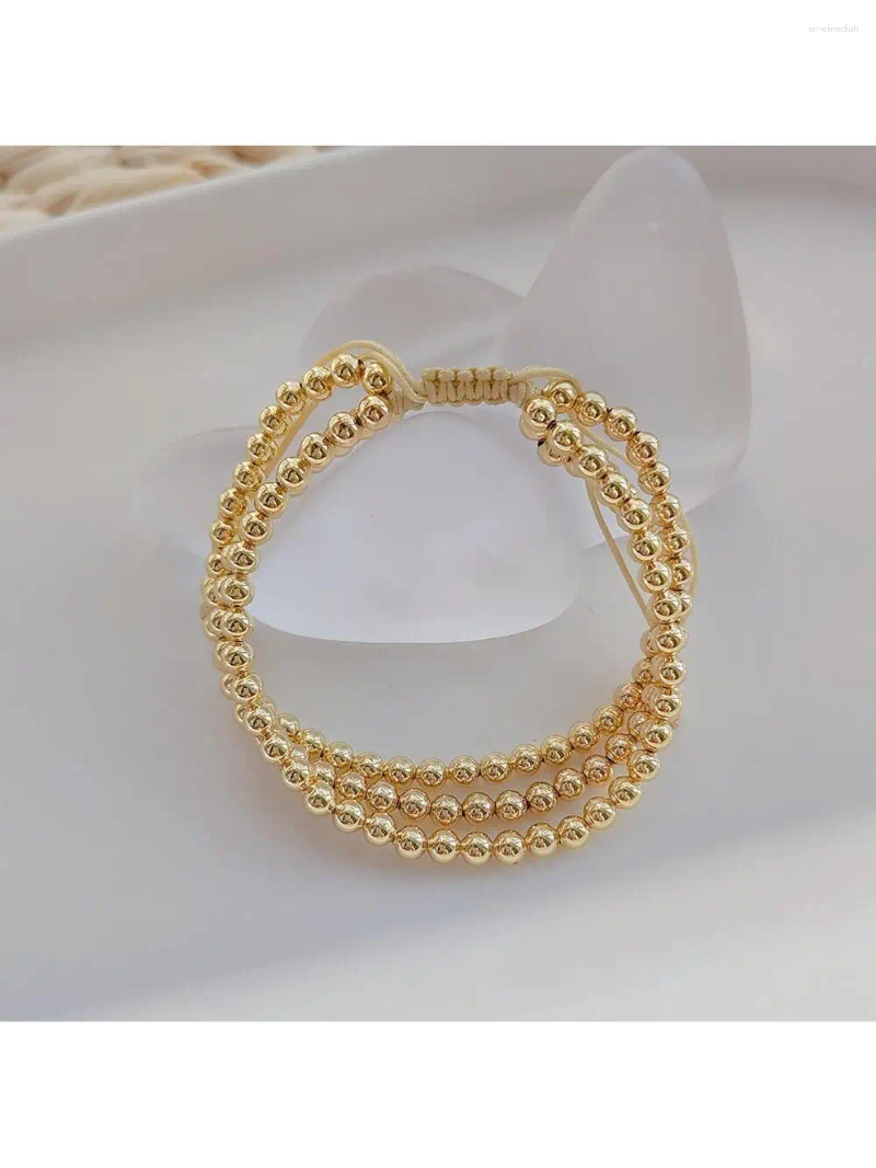 Beaded Bracelets for Women, Adjustable Handmade Strand Bohemian Jewelry 4