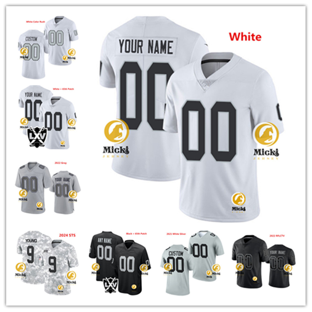 Brock Bowers Jakorian Bennett Delmar Glaze Zamir White Football Jersey Tre Tucker Harrison BryantDylan Parham Ameer Abdullah Jerseys
