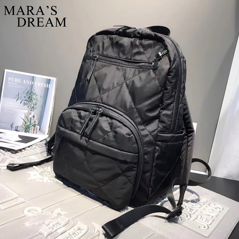 Maras Dream Unisex Waterproof Nylon Backpack Women Large Capacity Travel Leisure Bag Men Camouflage Zipper Student 240925