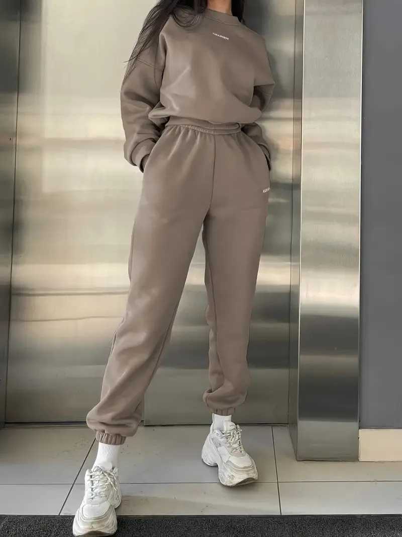 Women's Two Piece Pants Hoodie and pants hoodie set womens two-piece set sweater mens two-piece set Y241005EY1U