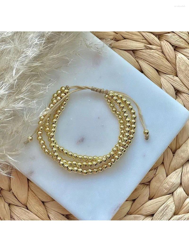 Beaded Bracelets for Women, Adjustable Handmade Strand Bohemian Jewelry 4