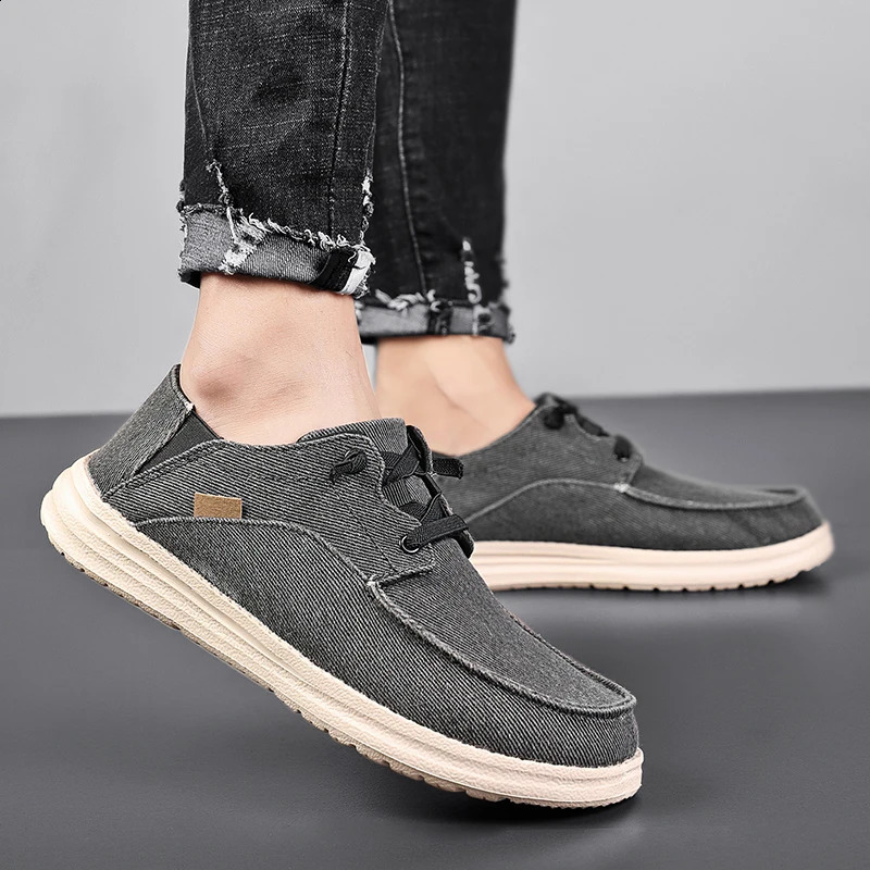 mens casual shoes breathable canvas shoes lightweight mens vulcanized shoes soft flat shoes outdoor mens sports shoes ww 241008