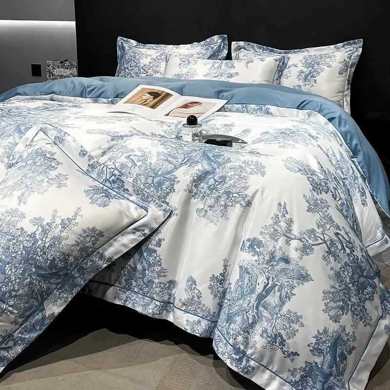 New Arrival Plush bed sheet four piece set European style bedding household bedding smooth bedding with pillowcase M241005