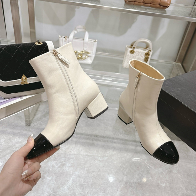 10a designer bottin femme Loafers Leather Chelsea Chunky heel boots luxury womens mens Rain snow Ankle moon black winter boot wedge bootis Casual outdoor